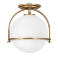 Quintiesse - Stropní svítidlo SOMERSET 1xE27/60W/230V pr. 28,2 cm zlatá